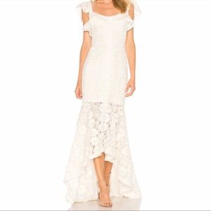 Alexis women’s high low lace dress NWT
